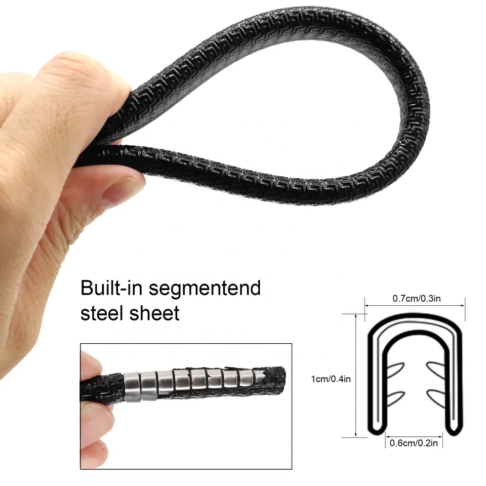 U-Shaped Edge Customization EPDM Automotive Rubber for Car Doors and Windows