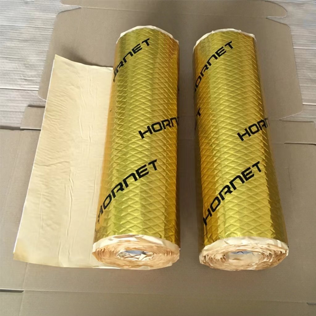 Bufu Car Sound Deadening Butyl Rubber Car Soundproof Damping Sheet Butyl Deadener Sound Absorbing Material