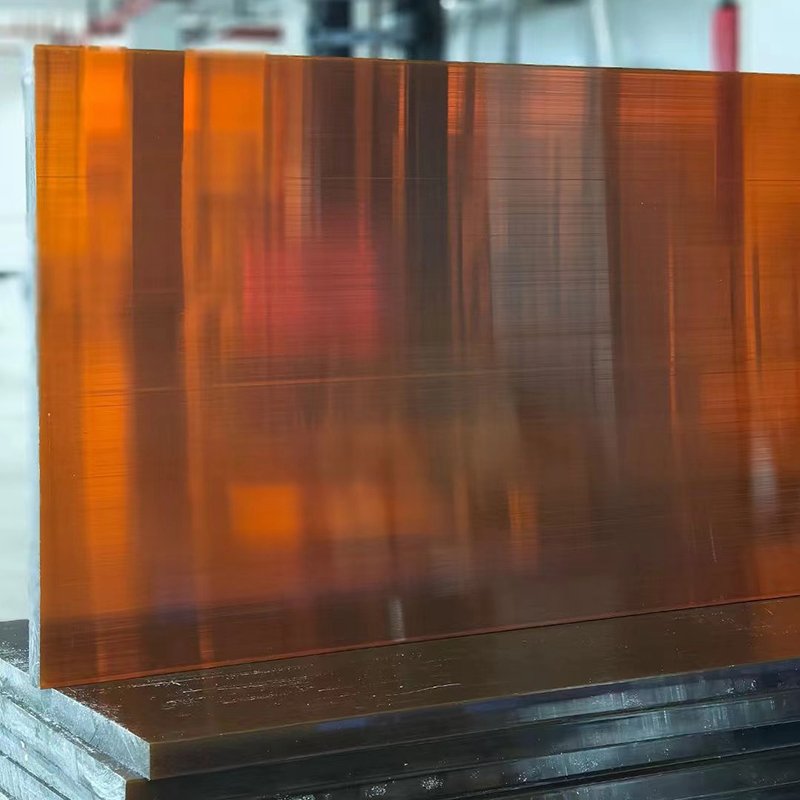High Quality Amber Color Polyetherimide PSU Sheet Bar PEI Rod
