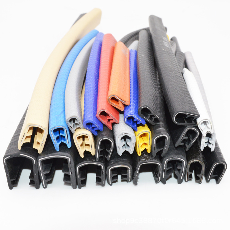 Factory Price Automotive car door frame rubber seal trim strips anti-collision car door corner pvc U Shape Trim Seal Strip