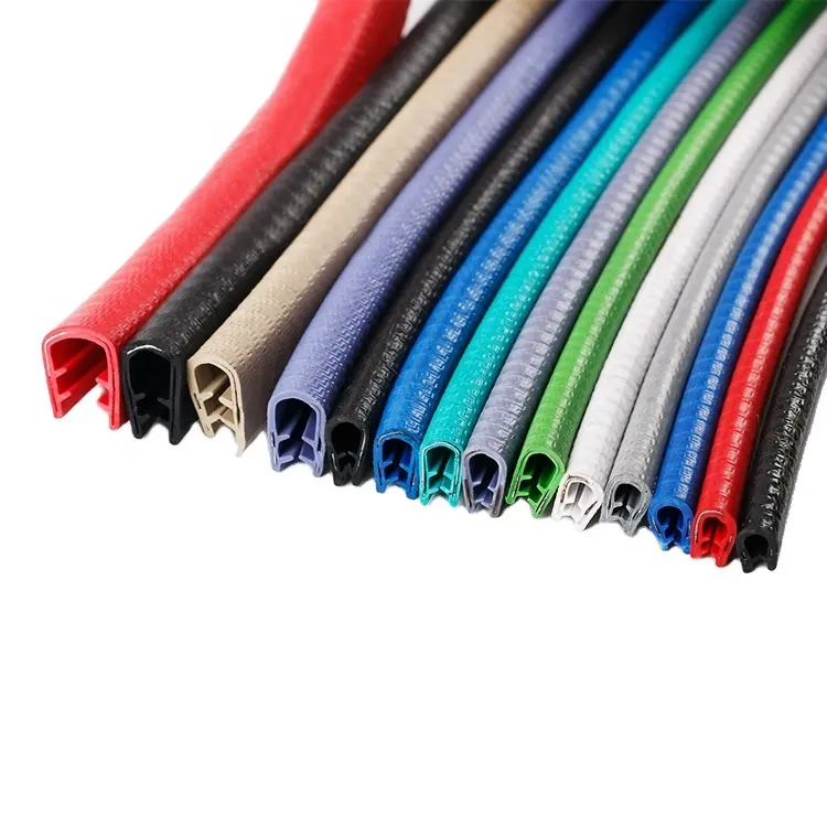 Factory Price Automotive car door frame rubber seal trim strips anti-collision car door corner pvc U Shape Trim Seal Strip