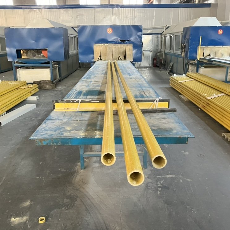 Customized High Quality GRP Pultrusion Profiles FRP Pultruded Round Tube FRP Rod