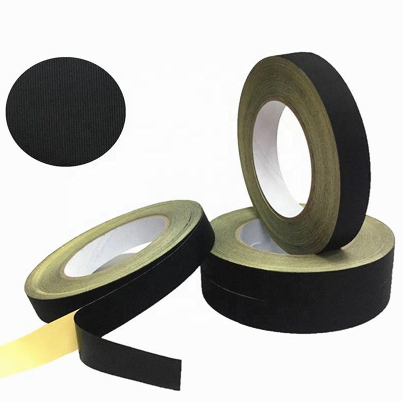 0.75 in x 100 ft Black Insulating Acetate Cloth Adhesive Tape for for Automotive Wiring Harness, Stage Cable Fixed, Package Wire