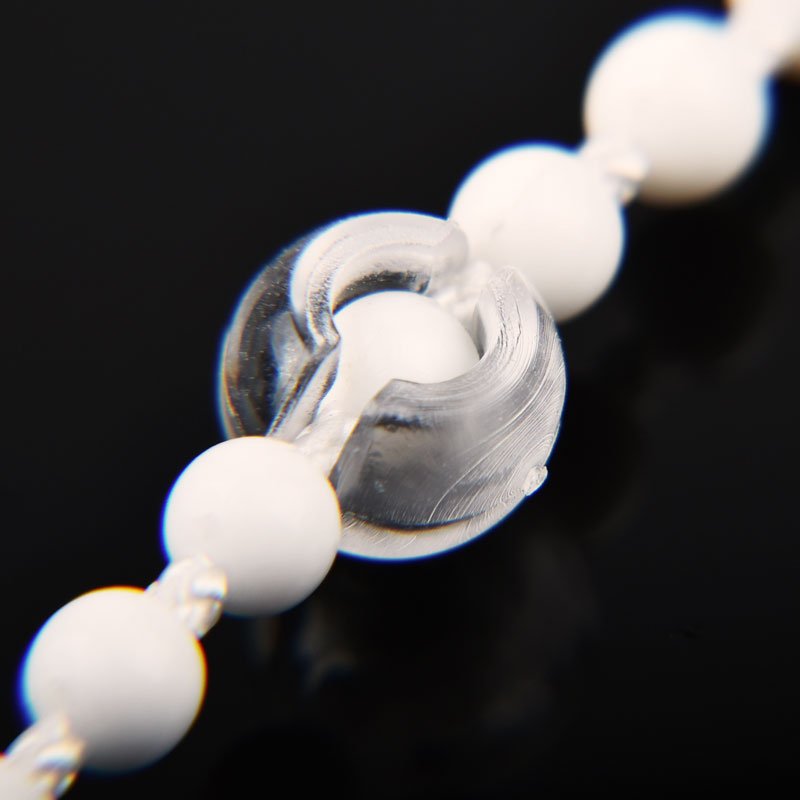 Roller Blind Window Plastic Accessories Clear Color Stick Pins Marine Stainless Steel Ball Bean 4.5 mm Endless Chain Stopper