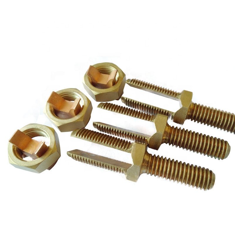 Ground Block Wire Connector ROD Wire Clamp Copper Brass Grounding Split Bolt