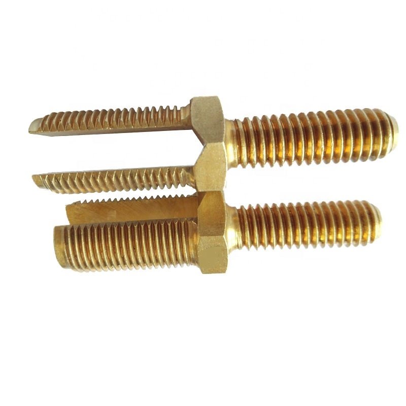Ground Block Wire Connector ROD Wire Clamp Copper Brass Grounding Split Bolt