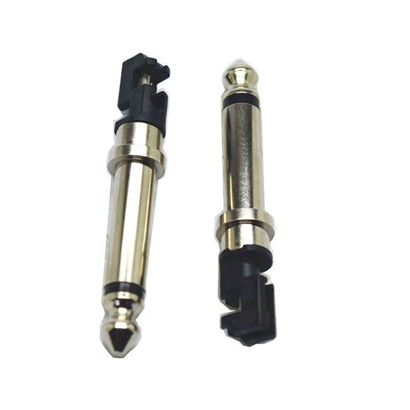 High Performance 6.3mm Mono Plug With 9.0mm Tray Audio Microphone Mono Plug 6.3*9.0 Plug Jack Connector