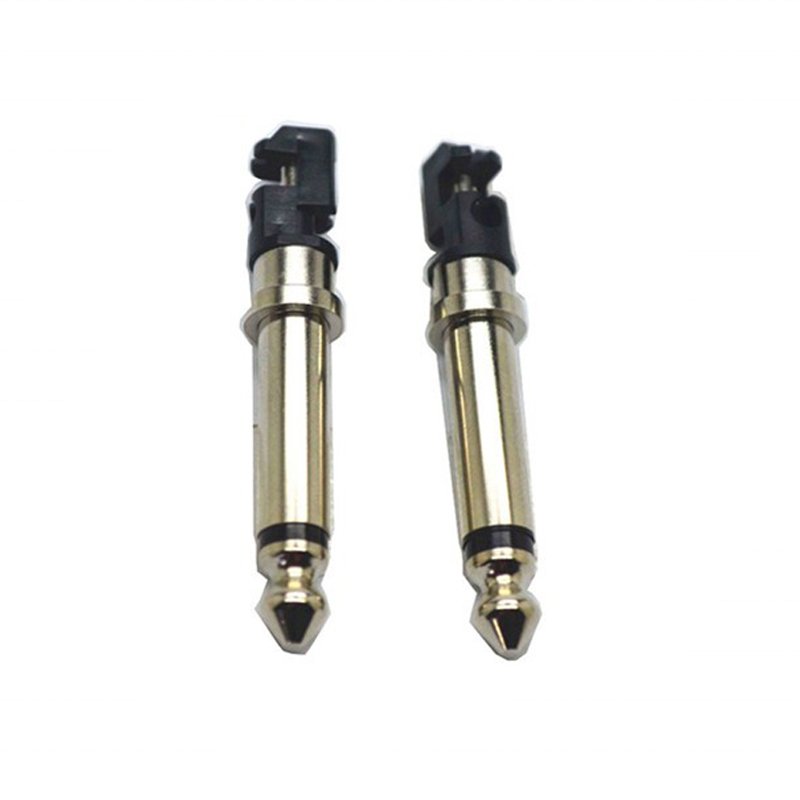 High Performance 6.3mm Mono Plug With 9.0mm Tray Audio Microphone Mono Plug 6.3*9.0 Plug Jack Connector