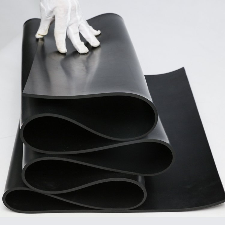Customization High Quality Black Fkm Sbr Nbr Epdm Vulcanized Rubber Sheets Roll