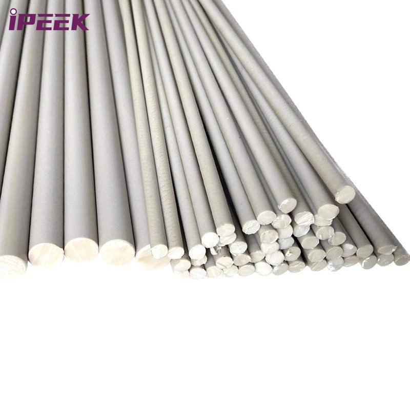 iPEEK High Performance Dia 20mm 30% Glass Fiber Reinforced PEEK Rod for Engineering Plastics Electronic Component CNC Machining