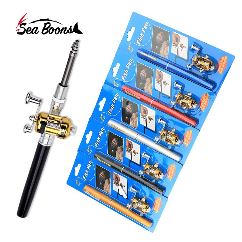 Wholesale Ice Fishing 8IN Fishing Pole Combo Set Carbon Fiber Telescopic Rod Mini Fishing Rod