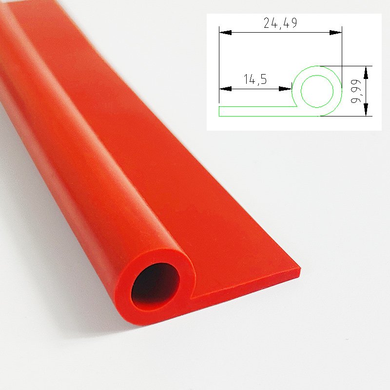Wholesale ODM Customized Silicone Rubber Composite P Type Silicone Seals Silicone Rubber