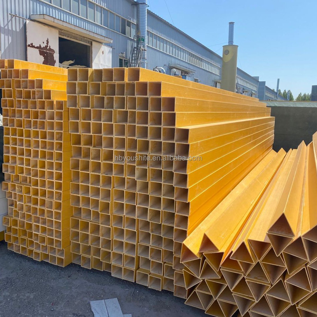 Corrosion-resistant Custom Pultrusion Grp Hollow Pipe Rectangular Pipe,Plum Pipe,Channel Steel,I-beam