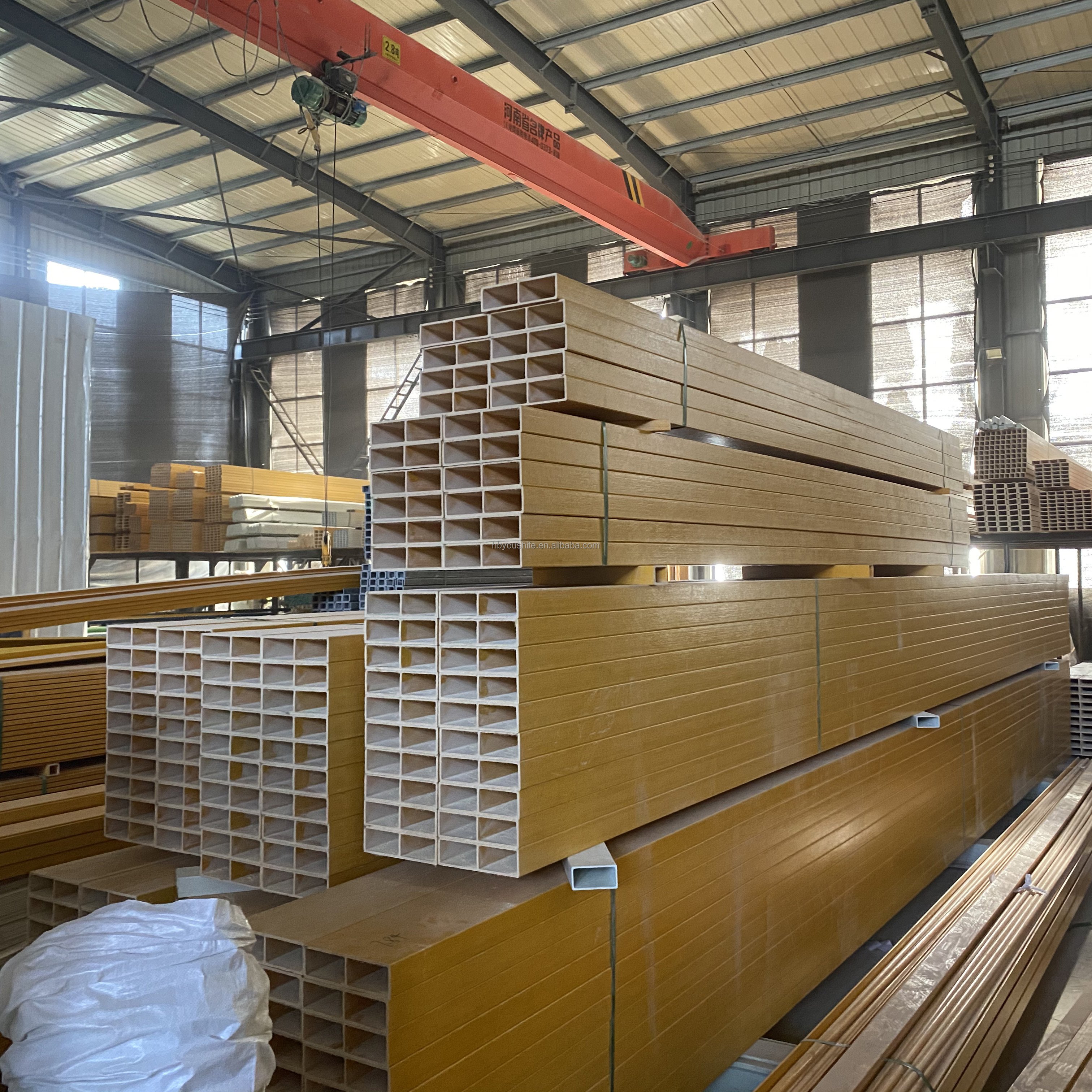 Corrosion-resistant Custom Pultrusion Grp Hollow Pipe Rectangular Pipe,Plum Pipe,Channel Steel,I-beam