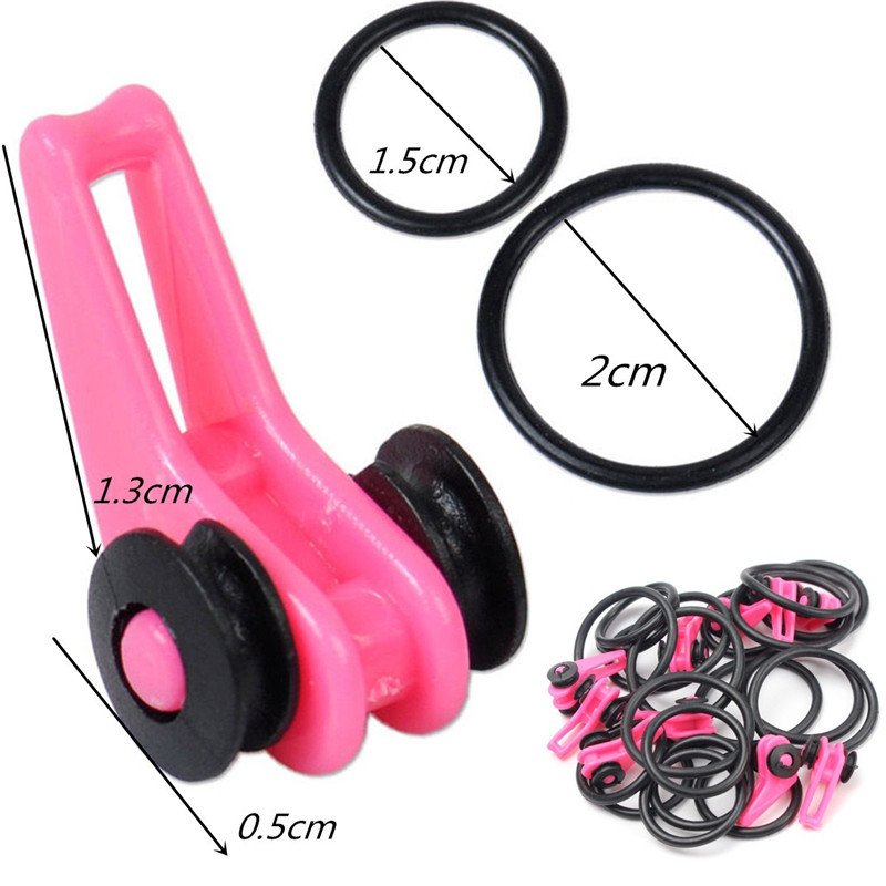 10pcs/lot Plastic Fishing Hook Secure Keeper Holder Lure Accessories Jig Hooks Safe Keeping For Fishing Rod Tool