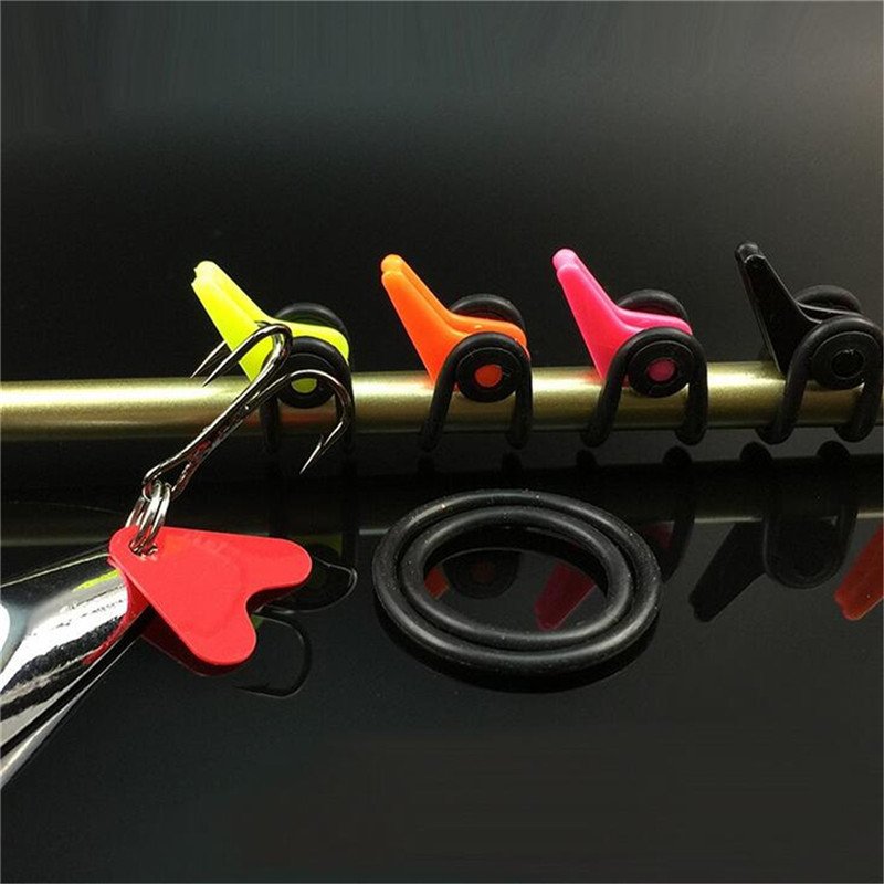 10pcs/lot Plastic Fishing Hook Secure Keeper Holder Lure Accessories Jig Hooks Safe Keeping For Fishing Rod Tool