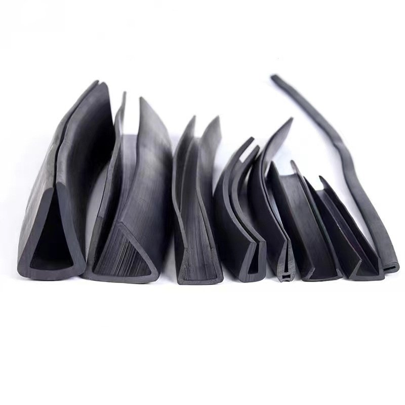 Steel panel sharp edge cover seal gasket U-shaped rubber sealing strip