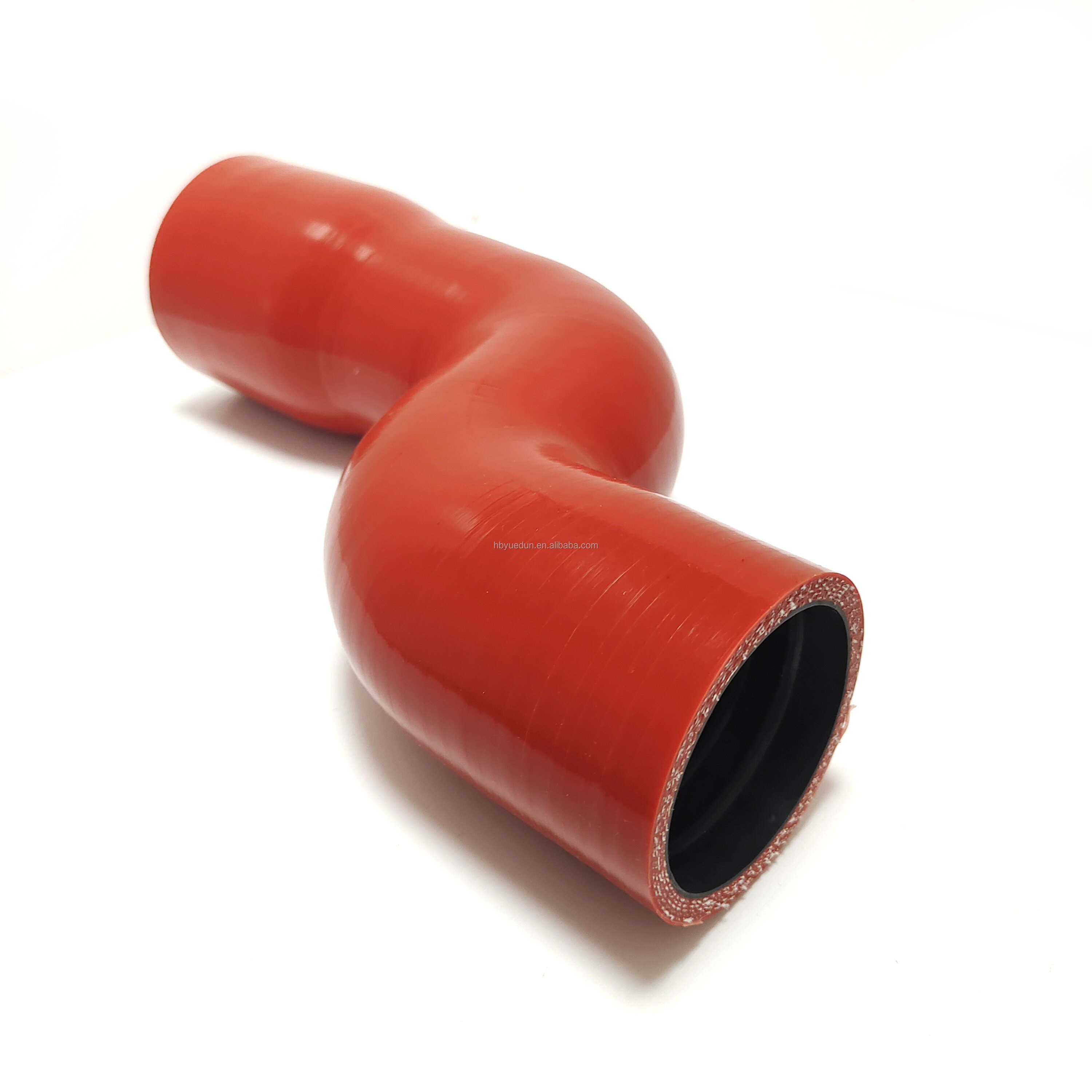 Factory customization Fuel Resistant 60mm Automotive Elbow Silicone Hose With Fluorosilicone Inner Layer Silicone Hose