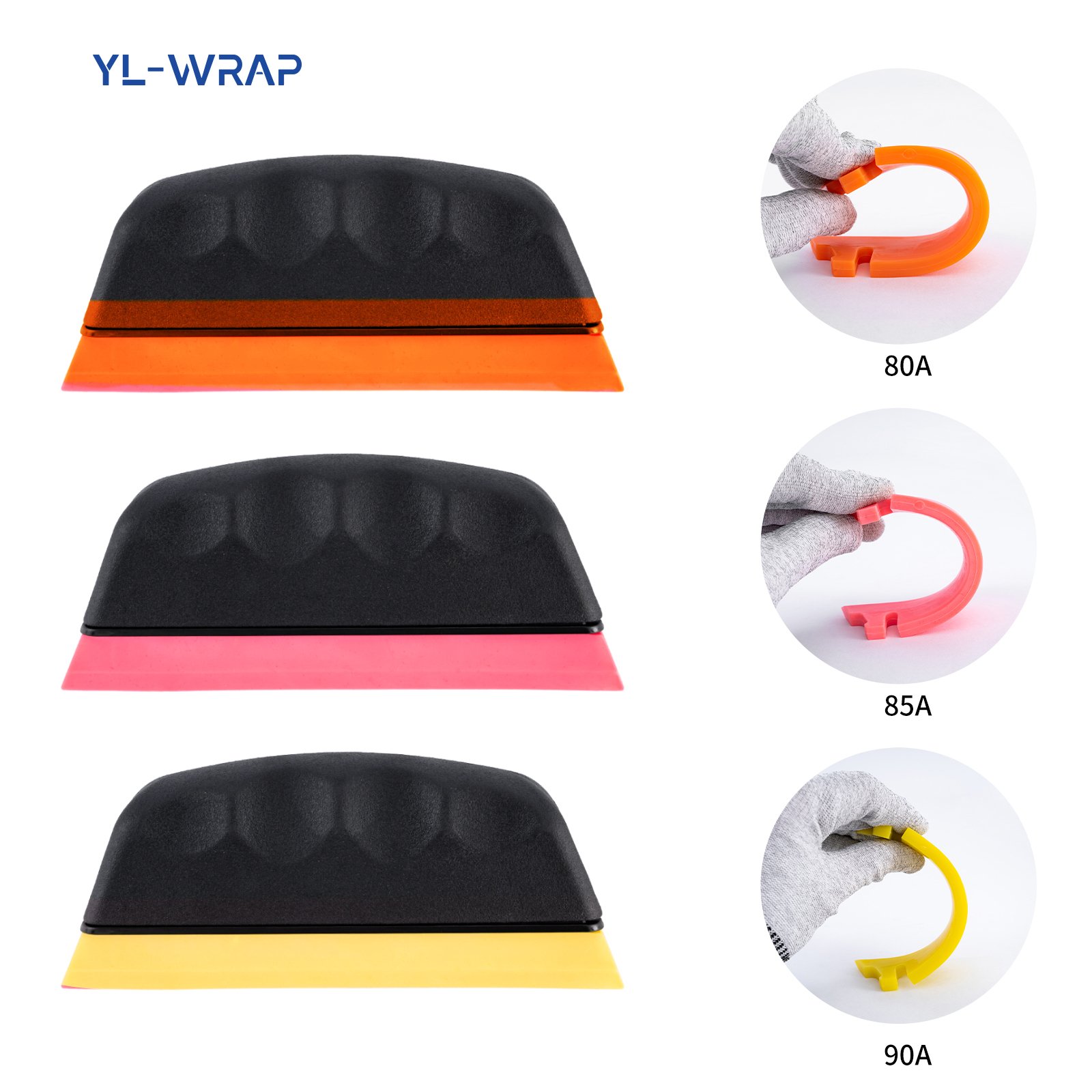 Good Quality Anti-Scratch Rubber Stickers Install Vinyl Film Tools Soft Wrapping Tint Tool PPF Squeegee