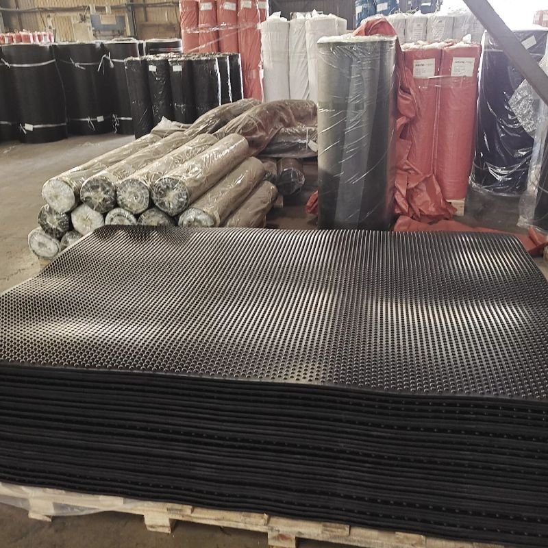 China Manufacturer 12mm 18mm Horse Grooved Bottom Stable Rubber Mat
