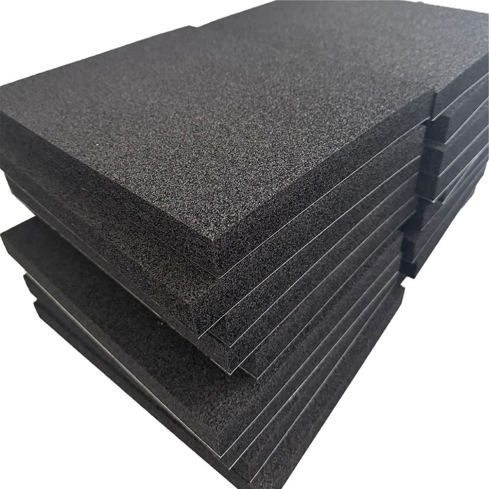 Flame Retardant EPDM Poron Sound Insulation Foam High Temperature Resistance Waterproof Soft Rubber Custom Adhesive Foam Sheet