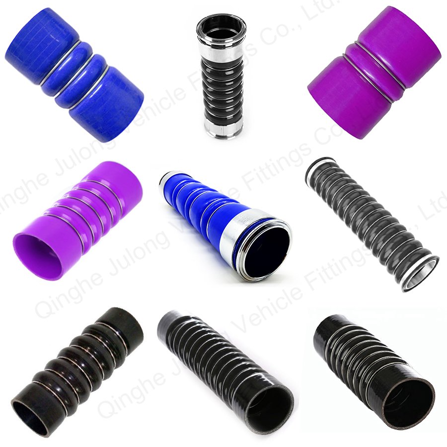China Supplier Auto Spare Parts Car Hose Automotive silicone hose Intercooler pipe Bellow hoses