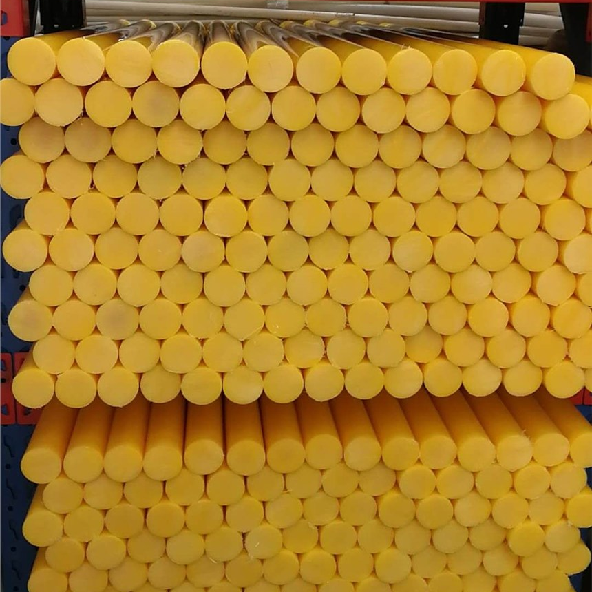 blue nylon mc901 rod white solid flexible plastic nylon threaded rod plastic polyamide pa6 mc nylon rod bars