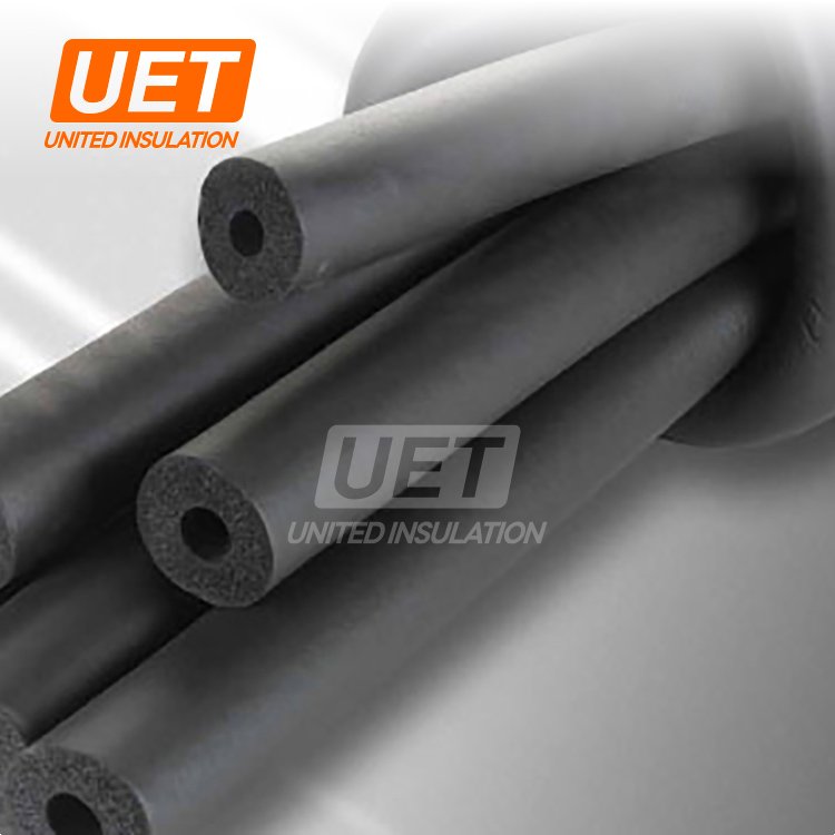 Pre-slit pipe preservative insulation tube professional protect protective padding PVC /nbr close cell rubber foam pipe