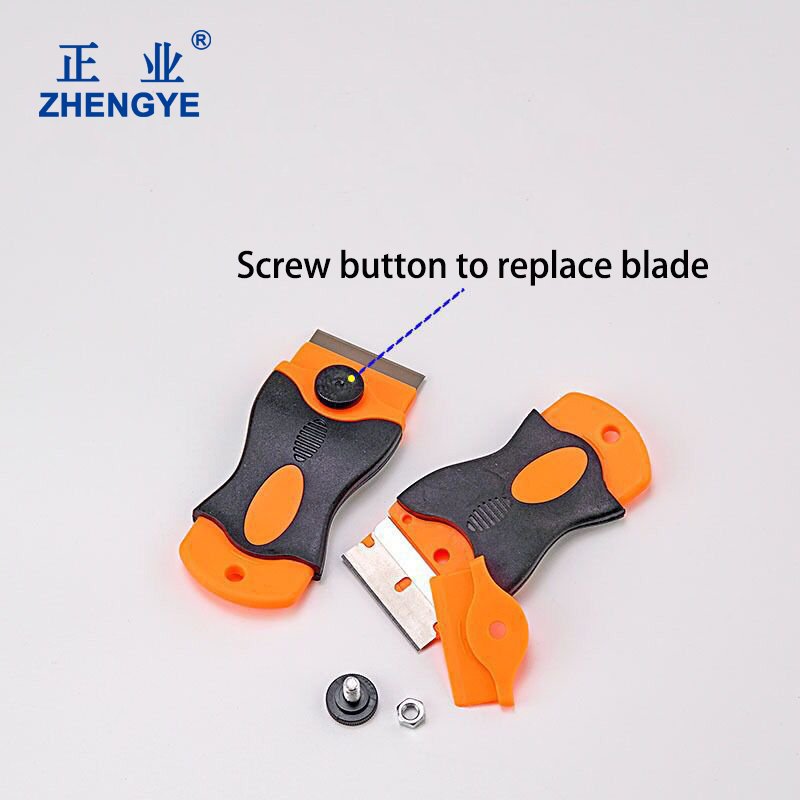 Cleaning Scraper Window Glass Ceramic Scraper Two kinds Blade Plastic Handle Automotive Film Sticker Remover