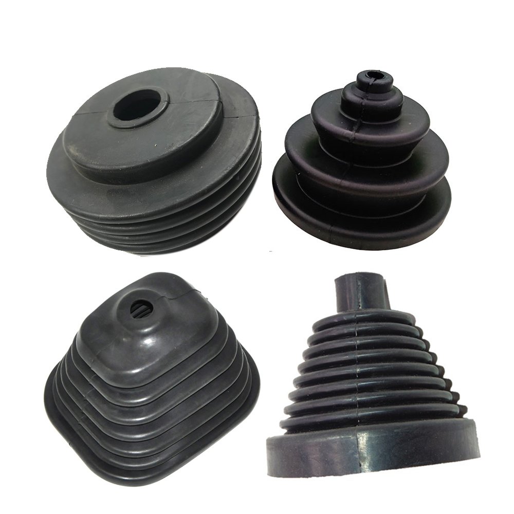 OEM ODM customized molded cars used SR NBR EPDM flexible Rubber bellows boot dustproof covers
