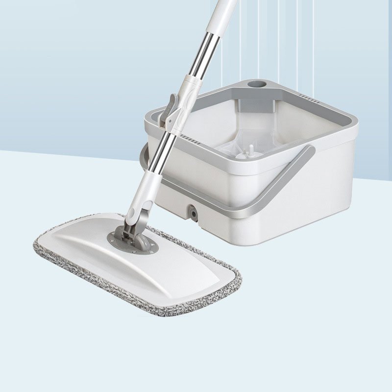 Self Separation Dirty and Clean Water System Spin Flat Mop and Bucket Set