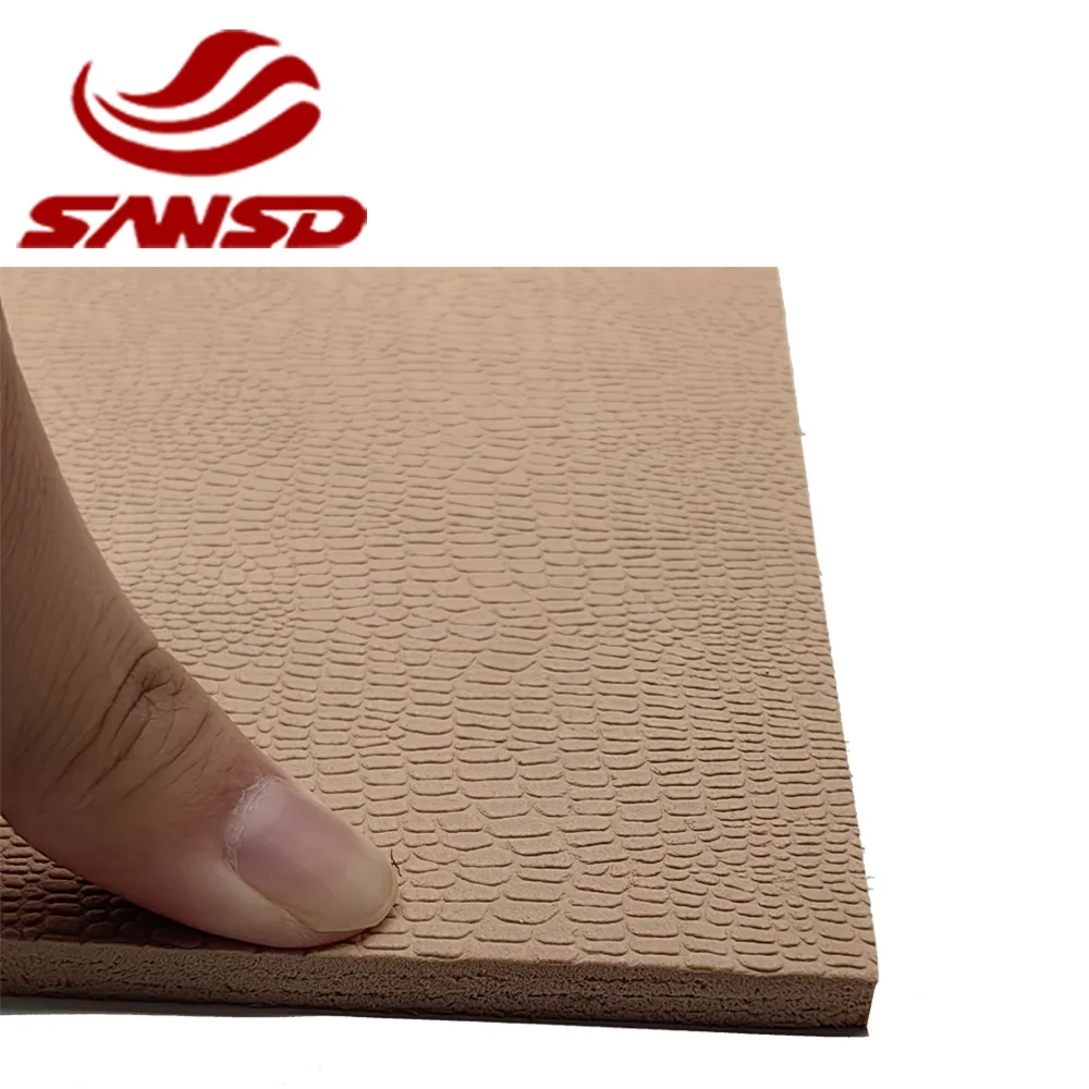 embossed Bone pattern anti slip insole sole outsole shoe making rubber sheet flip flop rubber sole materia in Morocco