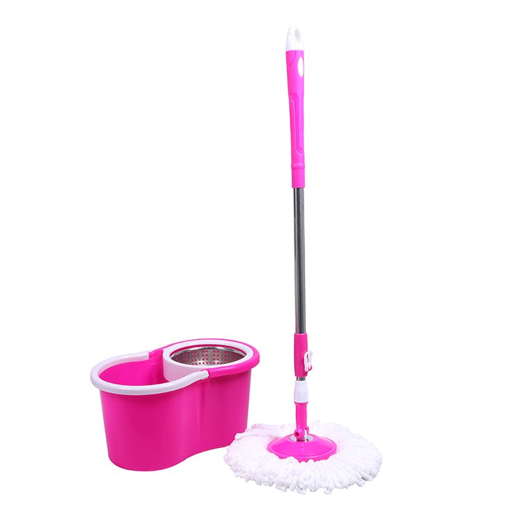 Wholesale magic spin 360 microfiber mop cleaning rack floor portable mop bucket
