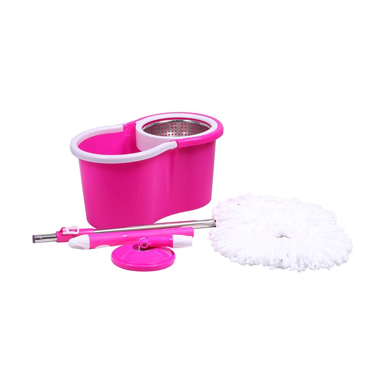 Wholesale magic spin 360 microfiber mop cleaning rack floor portable mop bucket