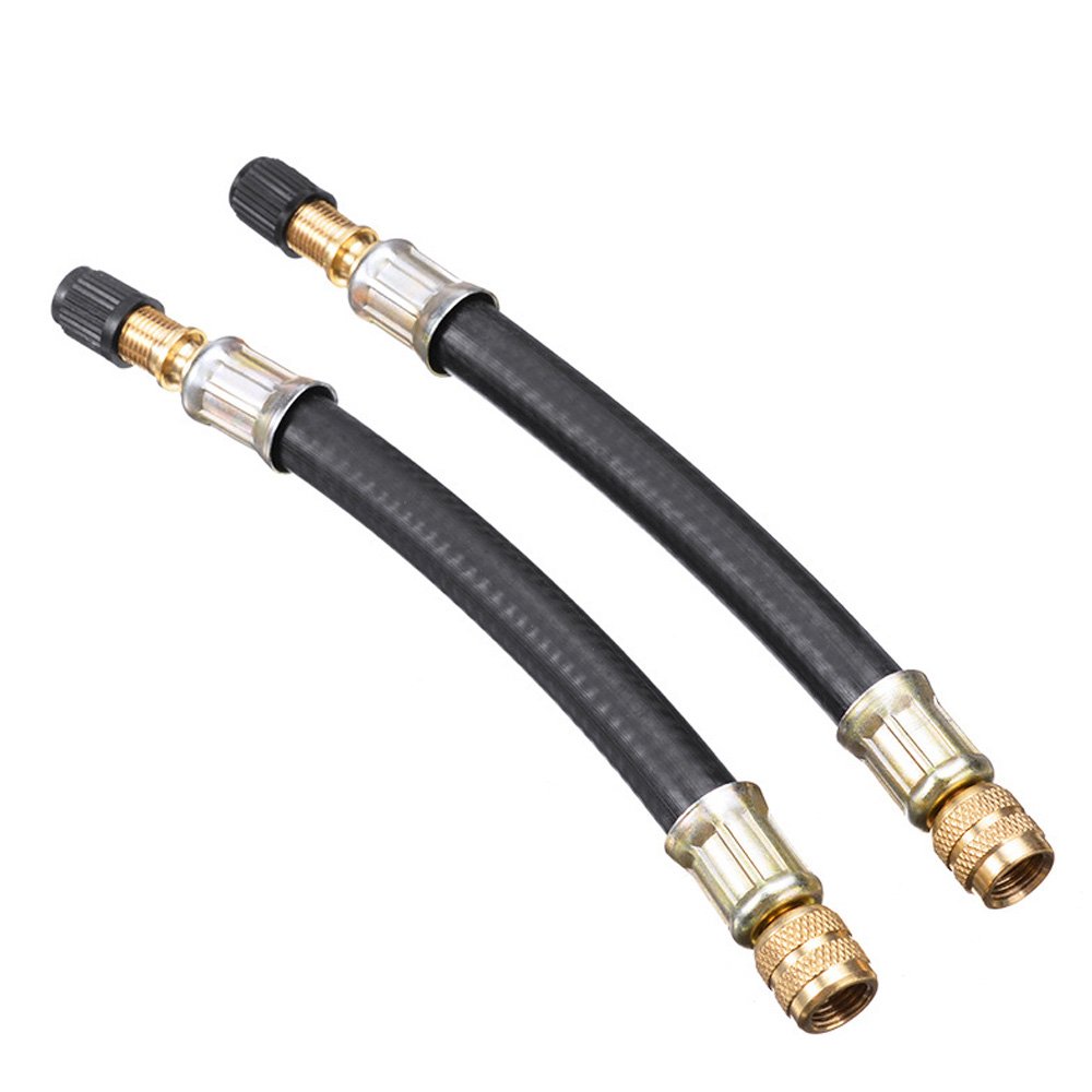 Tire Valve Stem Extension Adapter Tire Valve Extension Inflatable Rubber Hose Steel Wire Tyre Valve Extension