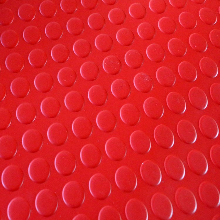 Coin Rubber Flooring Anti-slip Rubber Mat Round Stud Rubber Sheet