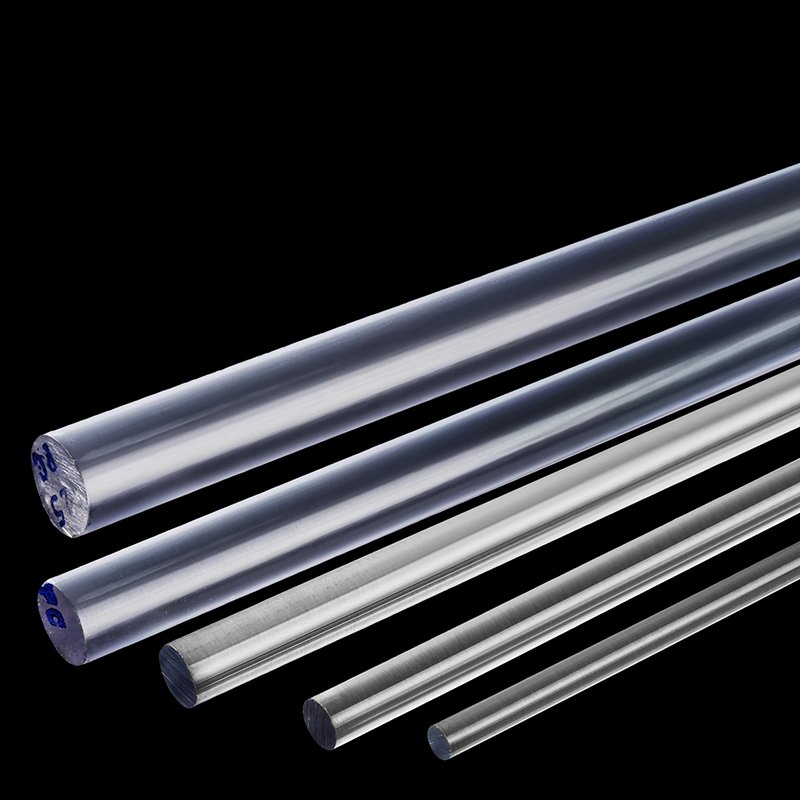 2024 Factory Custom Size Pc Rod High Strength Transparent Polycarbonate Solid Plastic Pc Rod