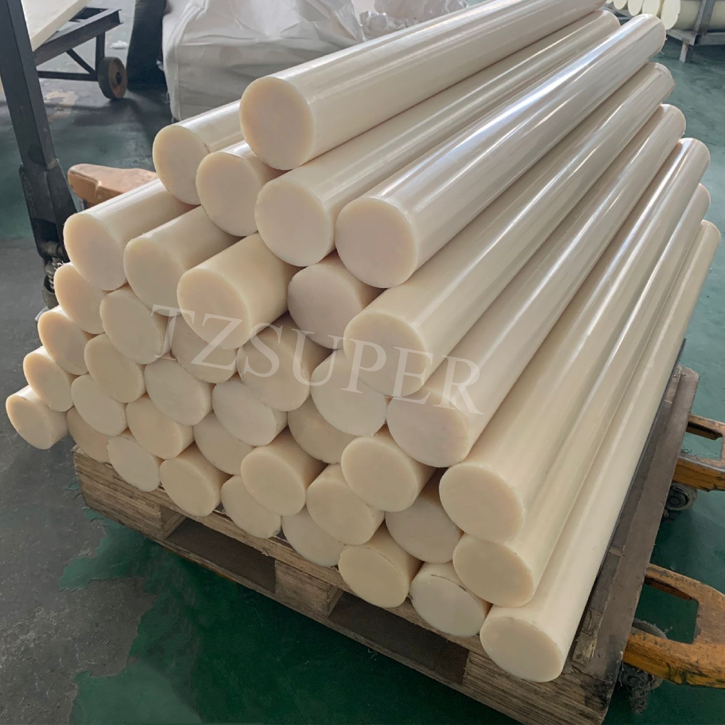 Engineering Plastic PA6G Rod MC Cast Nylon Round Bar Polyamide Rod