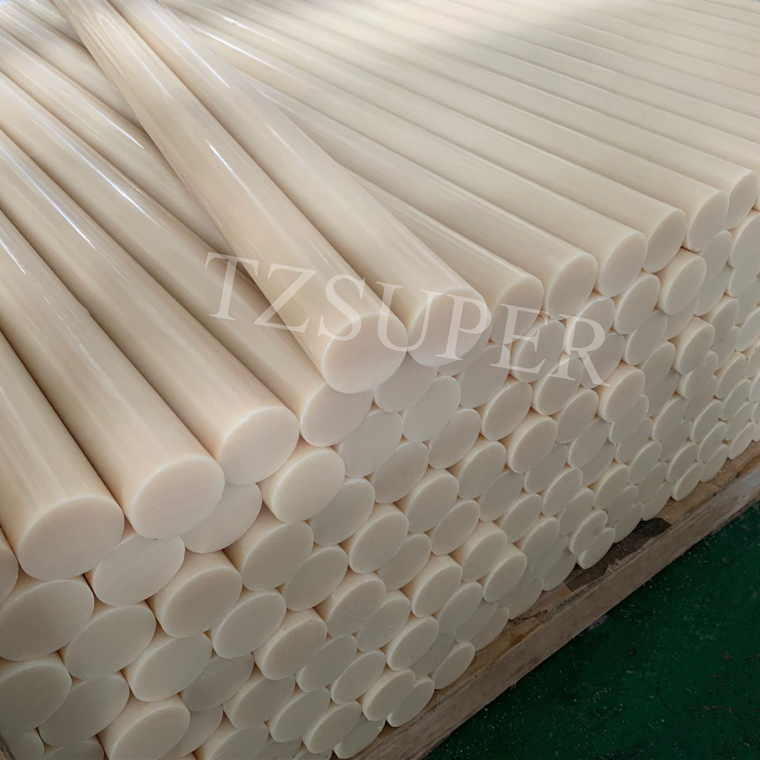 Engineering Plastic PA6G Rod MC Cast Nylon Round Bar Polyamide Rod