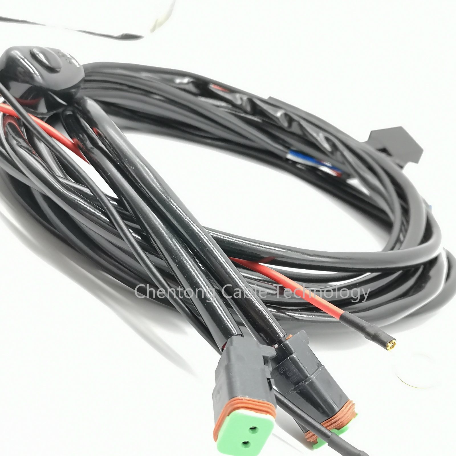 One-Stop Shopping Electrical 180 Watt Auto H4 Fog Light Wiring Harness With 40A Relay