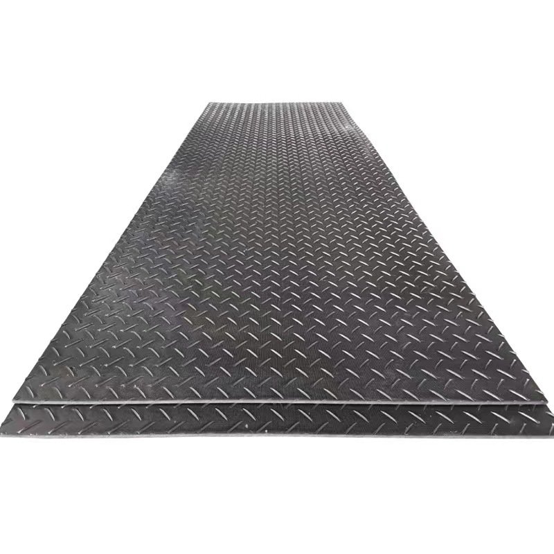 Hdpe Ground Mat Heavy Duty 12.7mm 15mm 18mm 4x8 3x6 Hdpe Plastic Custom Size Ground Protection Mat