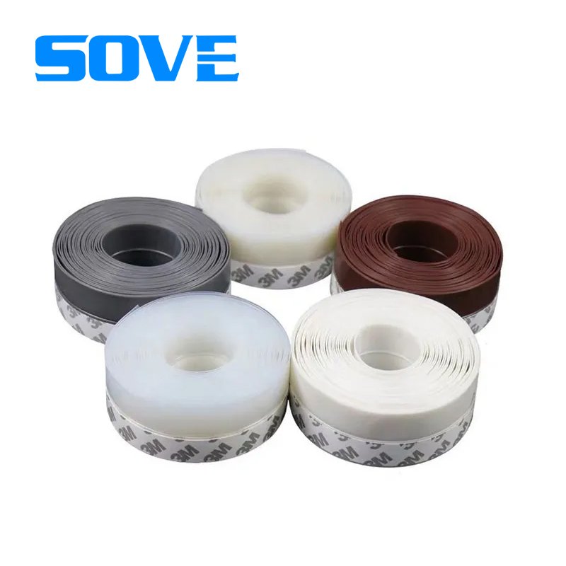 home furniture decor OEM Customized silicone products door bottom sealing strip shield for home industry supplier
