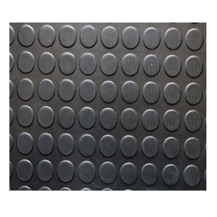 workshop rubber floor non toxic Anti-slip Coin Pattern Rubber Sheet floor mat rolls