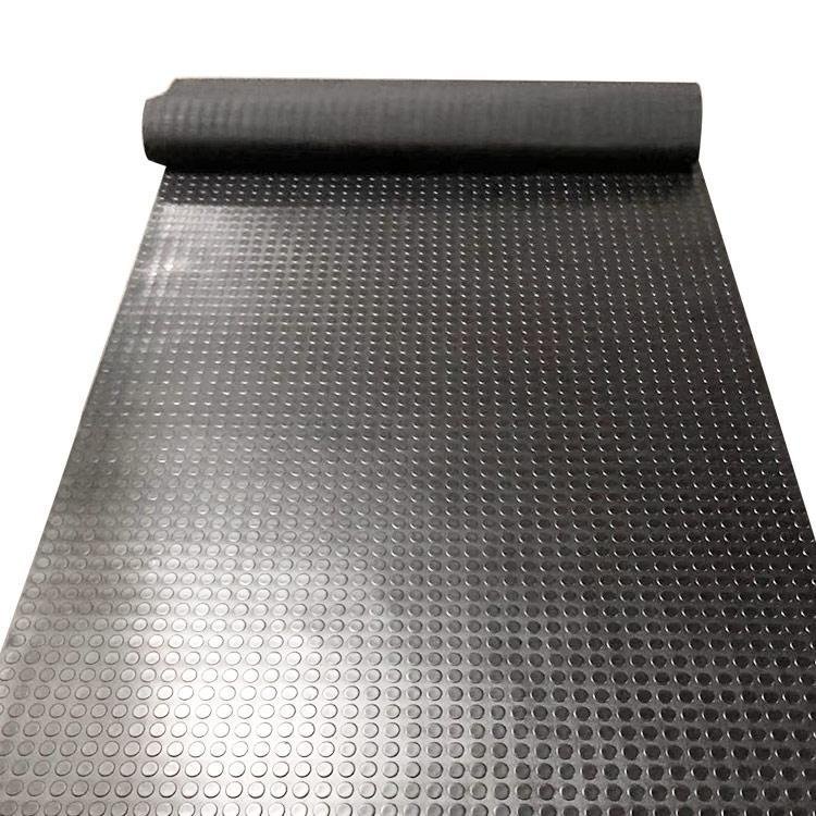 Button Coin Rubber Sheet Roll Step Stair Bus Elevator Circle Coin Rubber Floor Mat Rubber Roll Mat