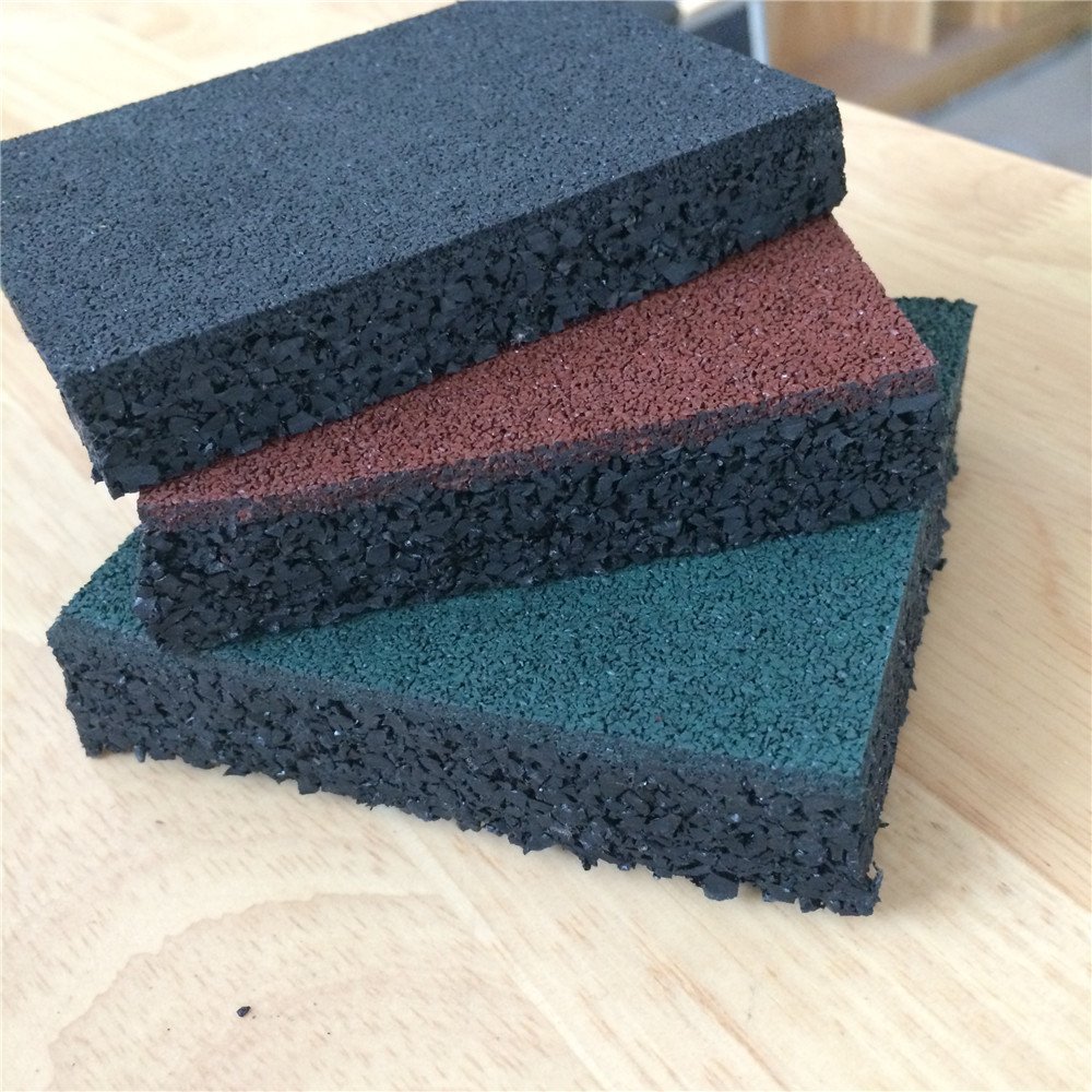 20mm/30mm/40mm outdoor rubber flooring tile playground rubber mat floor tile