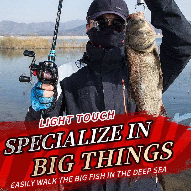 Ranmi Japan Full Fuji Parts Lure Sea Boat Slow Jigging Fishing Rod 2 Sections Carbon Fiber Saltwater Spinning Fishing Rod