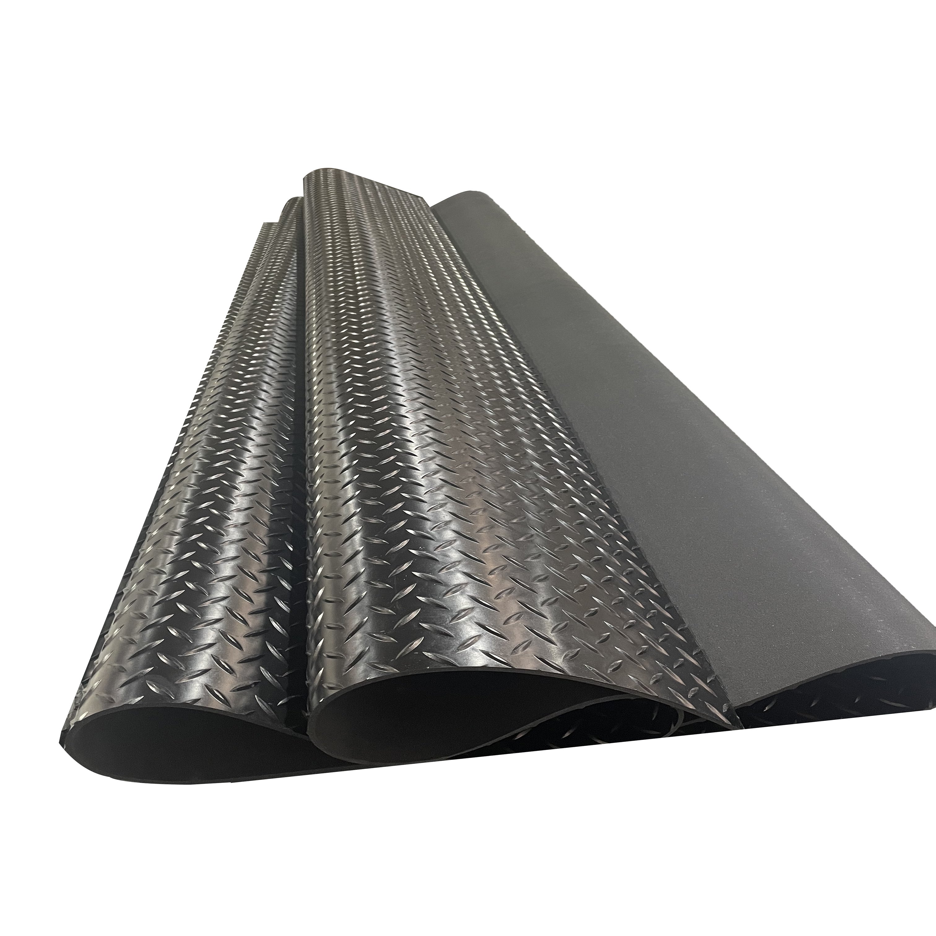 Willow leaf pattern rubber pad/Non-slip pattern plate/sample free Anti Slip Diamond Willow Leaf Rubber Sheet Mat flooring roll