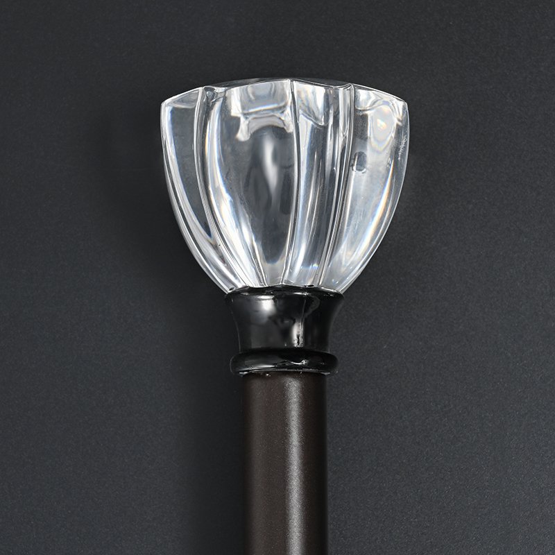 Wholesale Customization 60MM*66MM Transparent Acrylic Crystal Window Curtain Rod And Finials Accessories