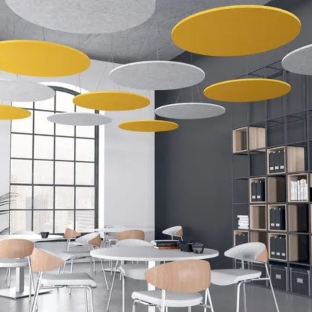 Noise Cancellation Acoustic Felt Ceiling Panel Buffles