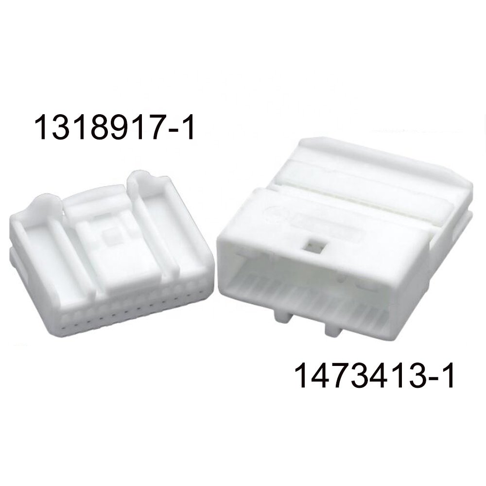 1318917-1 1473413-1 auto cable female wire connectors terminal 24 pin automotive waterproof plug socket